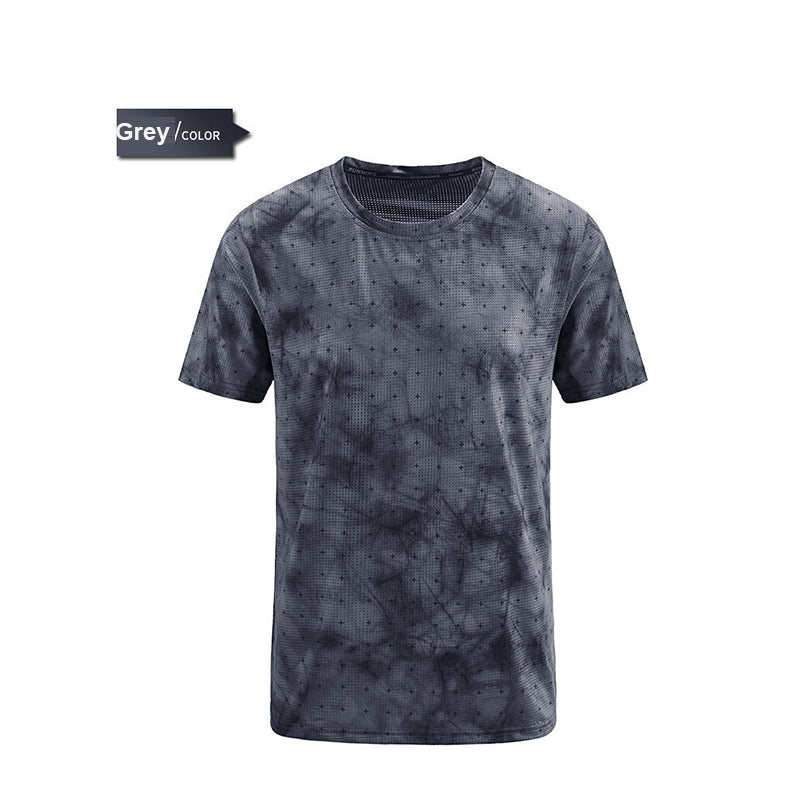 Herren Active Quick Dry Rundhals T-Shirts Gym Workout Kurzarm T-Shirts Tops | 83272