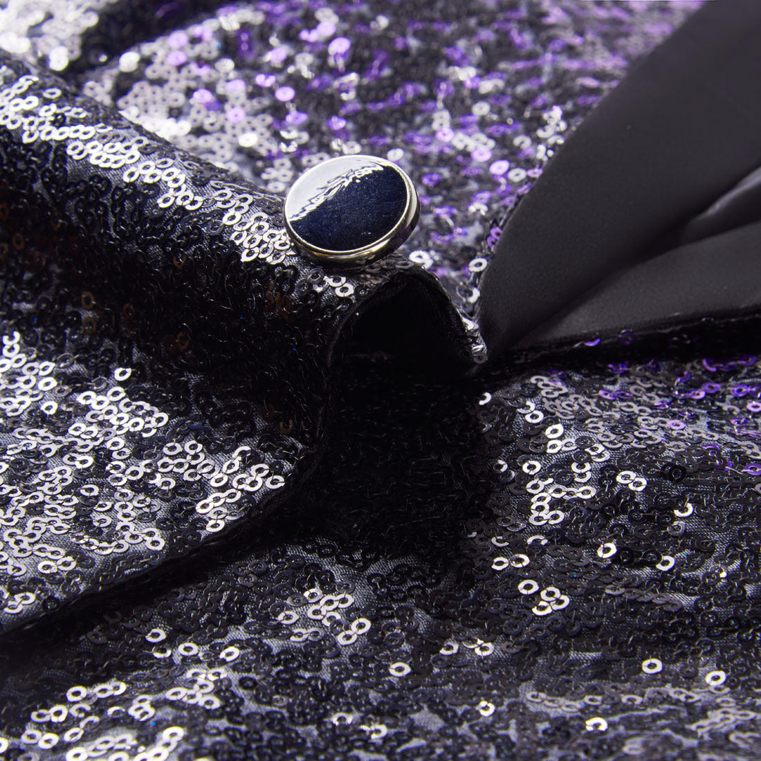 Herrenmode, allmähliche Veränderung der Farbe, Pailletten, Anzugjacke | A102