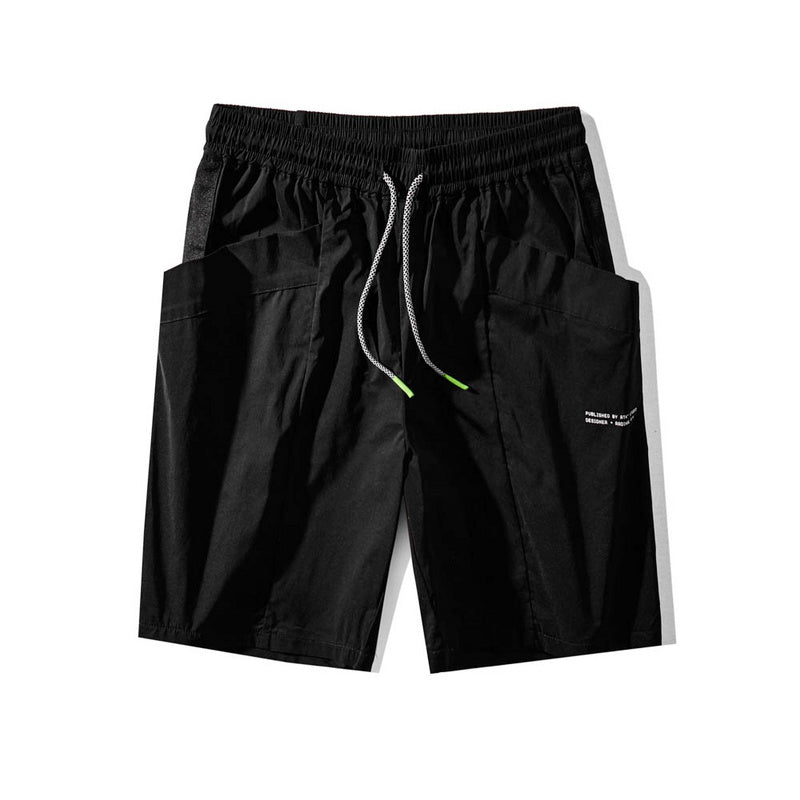 Neue Herren-Overalls mit Kordelzug, sportliche Freizeitshorts mit großen Taschen | SH-271