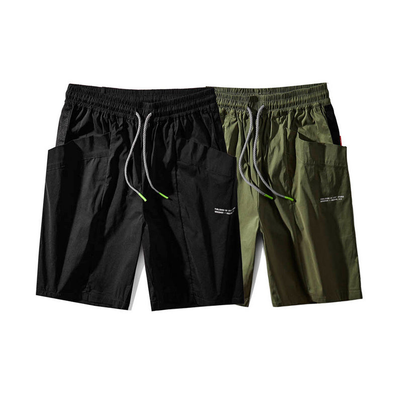 Neue Herren-Overalls mit Kordelzug, sportliche Freizeitshorts mit großen Taschen | SH-271