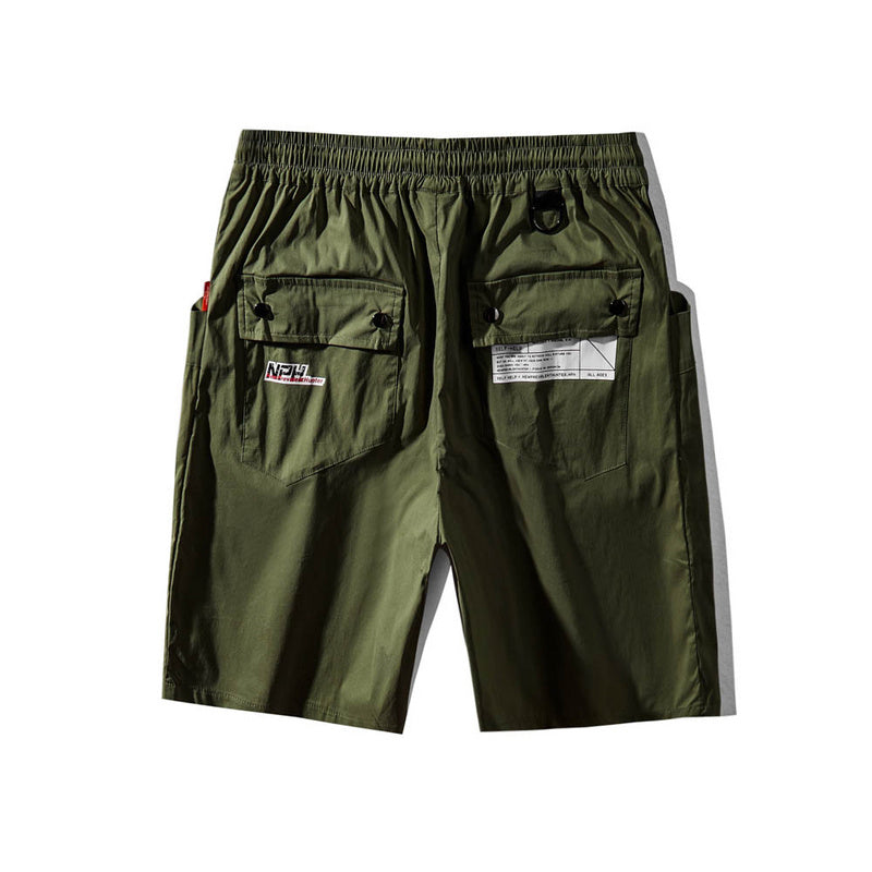 Neue Herren-Overalls mit Kordelzug, sportliche Freizeitshorts mit großen Taschen | SH-271