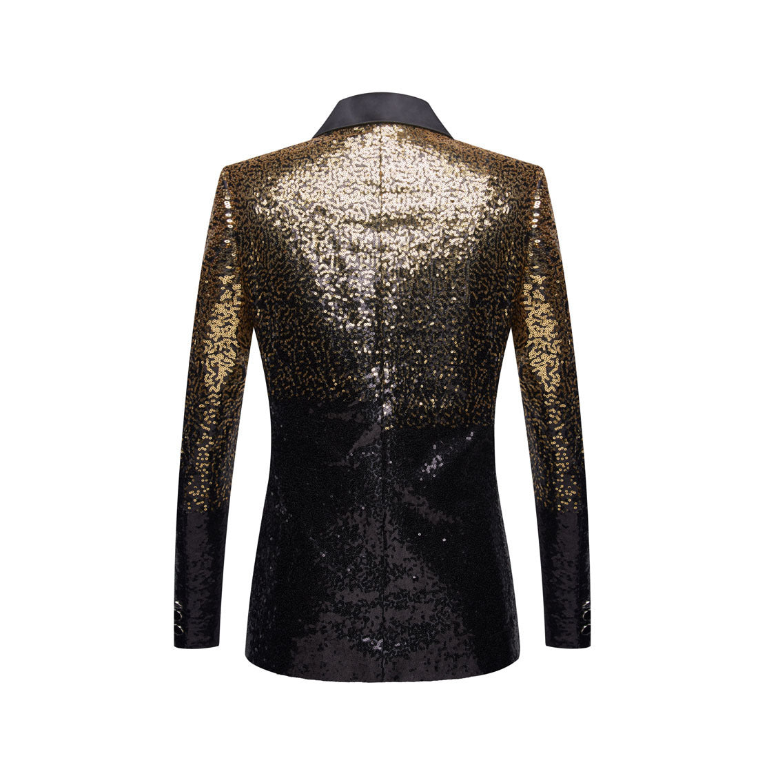 Herrenmode, allmähliche Veränderung der Farbe, Pailletten, Anzugjacke | A102
