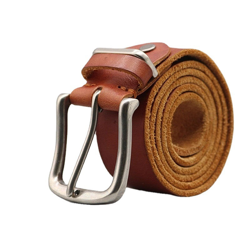 Echter Herren-Ledergürtel, 1 1/2" mit Vollnarbenleder | N8080