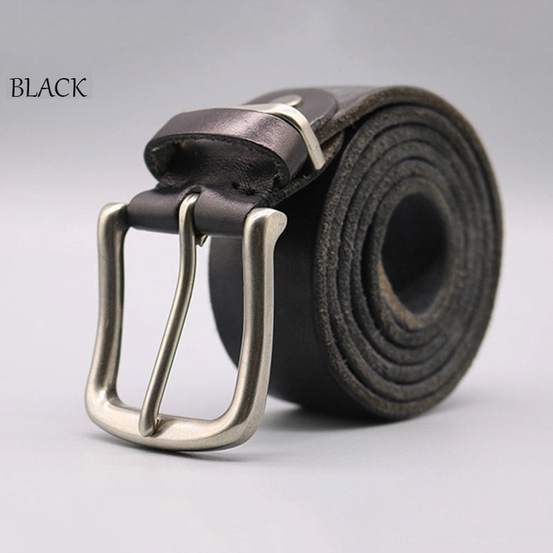 Echter Herren-Ledergürtel, 1 1/2" mit Vollnarbenleder | N8080