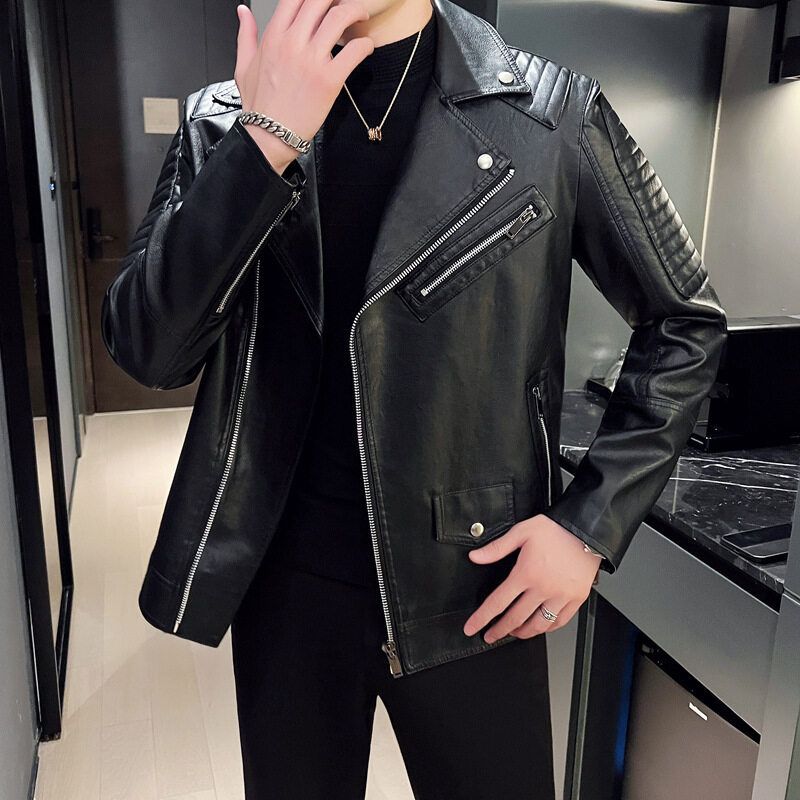 Punk Style Herren Premium Art Lederjacke | PP6611
