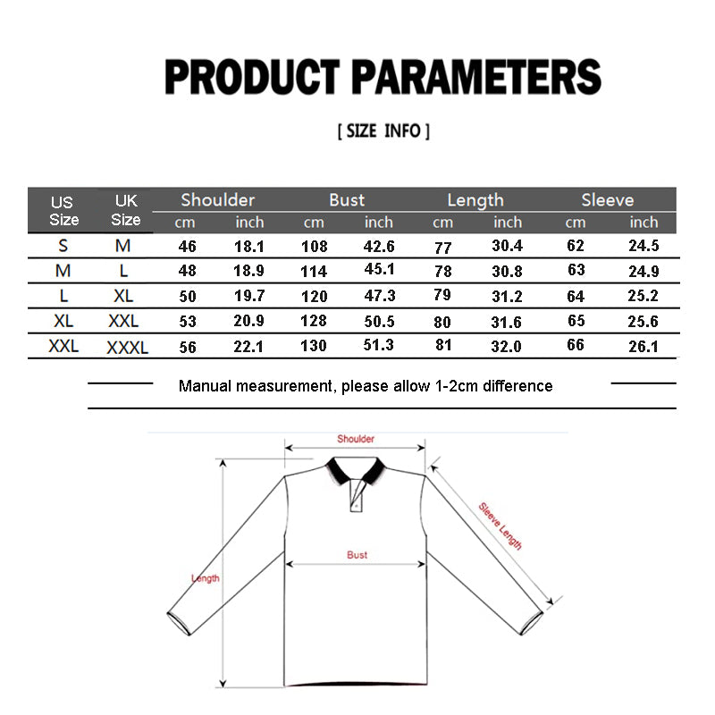 Herrenhemd, langärmeliges, leichtes Henley-T-Shirt aus Baumwolle | 2237