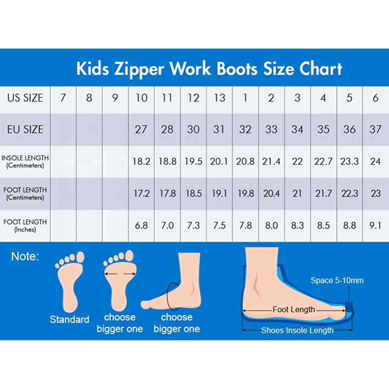 Klassische, wasserdichte, bequeme Arbeitsstiefel für Kinder zum Schnüren (Kleinkind/Kleinkind/Großkind) | A05