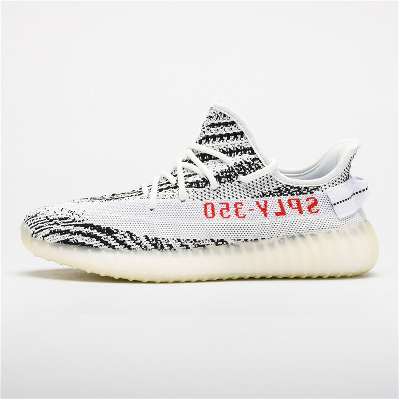 Unisex 350V Boost Trainer Sport Workout Schuhe Amerikanische Sneakers | Weiß & Rot