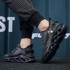 Virale TikTok Herren-Sportschuhe zum Laufen und Schnüren 2024 Trendy Casual Twist Sole Ultraleichte strukturierte Sneakers Bequeme Schuhe | 2206 
