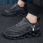 Virale TikTok Herren-Sportschuhe zum Laufen und Schnüren 2024 Trendy Casual Twist Sole Ultraleichte strukturierte Sneakers Bequeme Schuhe | 2206 