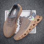 Virale TikTok Herren-Sportschuhe zum Laufen und Schnüren 2024 Trendy Casual Twist Sole Ultraleichte strukturierte Sneakers Bequeme Schuhe | 2206 