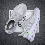 Virale TikTok Herren-Sportschuhe zum Laufen und Schnüren 2024 Trendy Casual Twist Sole Ultraleichte strukturierte Sneakers Bequeme Schuhe | 2206 