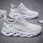 Virale TikTok Herren-Sportschuhe zum Laufen und Schnüren 2024 Trendy Casual Twist Sole Ultraleichte strukturierte Sneakers Bequeme Schuhe | 2206 