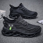 Virale TikTok Herren-Sportschuhe zum Laufen und Schnüren 2024 Trendy Casual Twist Sole Ultraleichte strukturierte Sneakers Bequeme Schuhe | 2206 