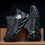 Virale TikTok Herren-Sportschuhe zum Laufen und Schnüren 2024 Trendy Casual Twist Sole Ultraleichte strukturierte Sneakers Bequeme Schuhe | 2206 