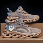 Virale TikTok Herren-Sportschuhe zum Laufen und Schnüren 2024 Trendy Casual Twist Sole Ultraleichte strukturierte Sneakers Bequeme Schuhe | 2206 