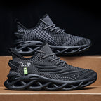 Virale TikTok Herren-Sportschuhe zum Laufen und Schnüren 2024 Trendy Casual Twist Sole Ultraleichte strukturierte Sneakers Bequeme Schuhe | 2206 