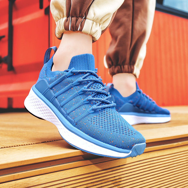 Herren Mesh-Sportschuhe Atmungsaktiv Verschleißfest Stoßdämpfend Lauf- und Freizeit-Sneaker | M2