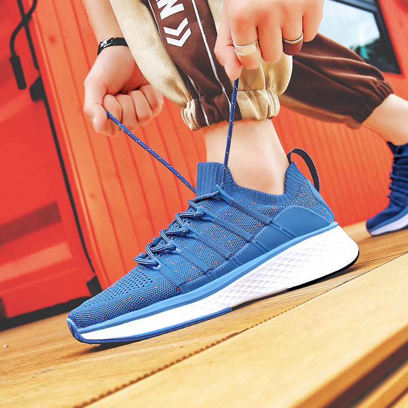 Herren Mesh-Sportschuhe Atmungsaktiv Verschleißfest Stoßdämpfend Lauf- und Freizeit-Sneaker | M2