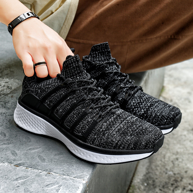 Herren Mesh-Sportschuhe Atmungsaktiv Verschleißfest Stoßdämpfend Lauf- und Freizeit-Sneaker | M2