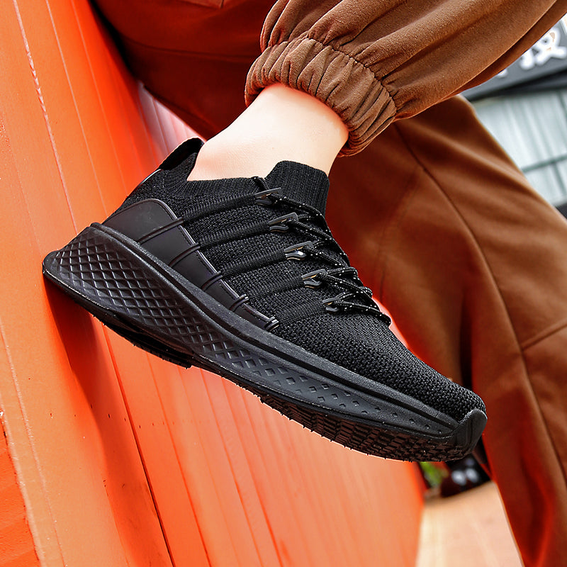 Men's Mesh Sports Shoes Breathable Wear-Resistant Shock-Absorbing Running & Casual Sneakers | M2