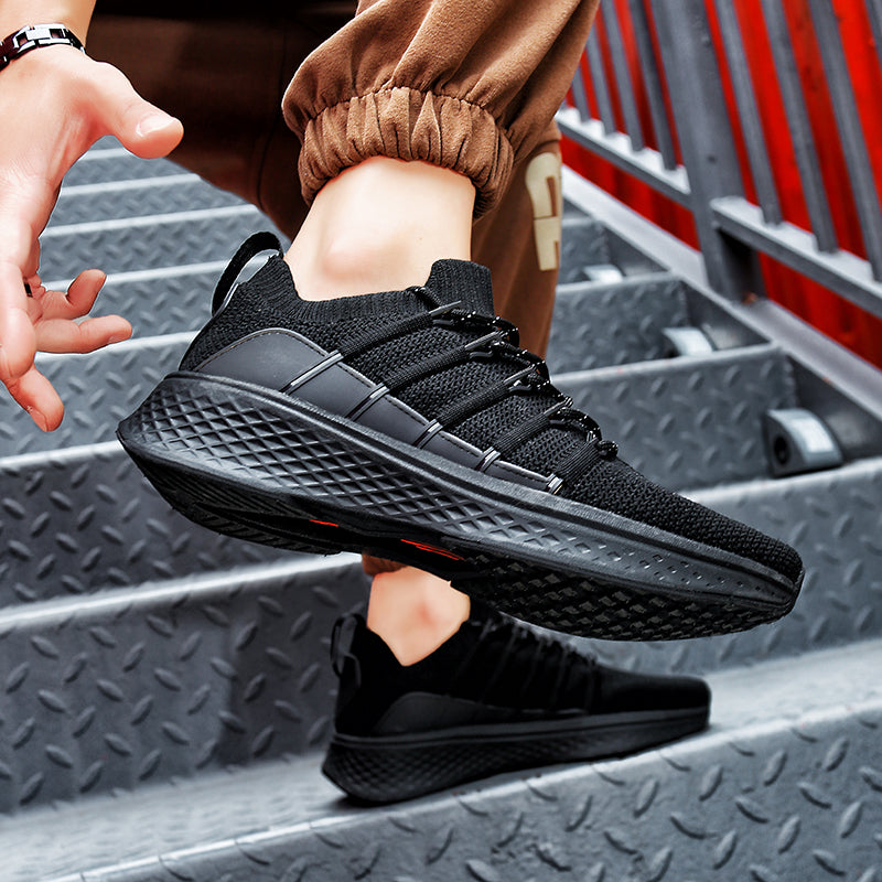 Herren Mesh-Sportschuhe Atmungsaktiv Verschleißfest Stoßdämpfend Lauf- und Freizeit-Sneaker | M2