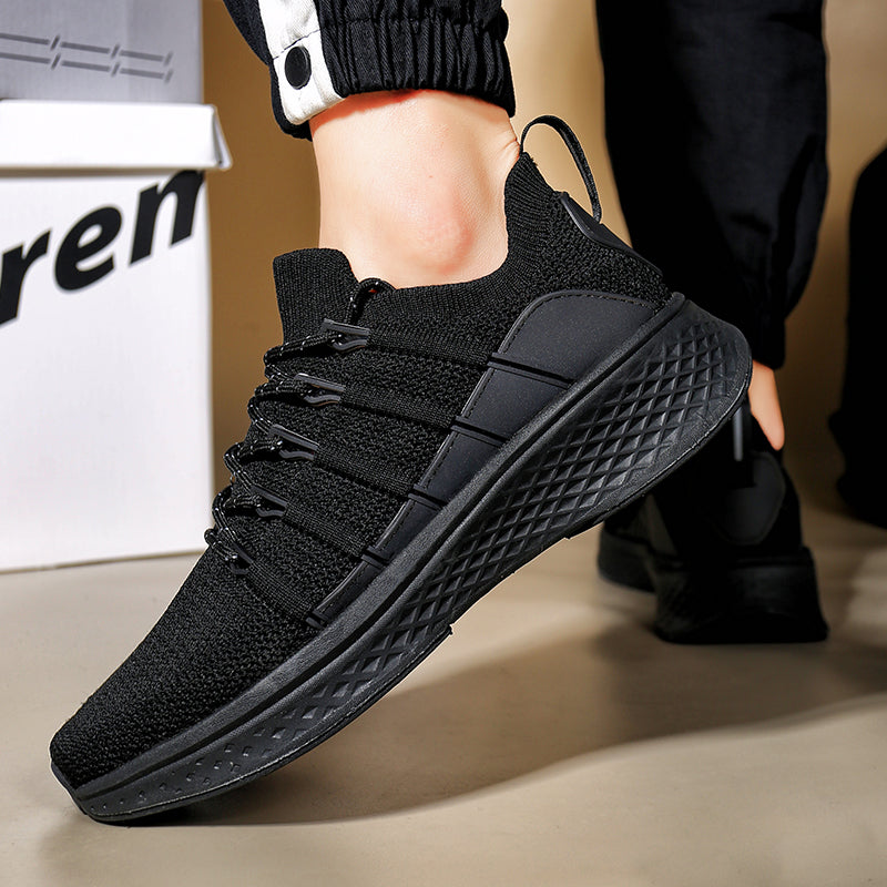 Herren Mesh-Sportschuhe Atmungsaktiv Verschleißfest Stoßdämpfend Lauf- und Freizeit-Sneaker | M2
