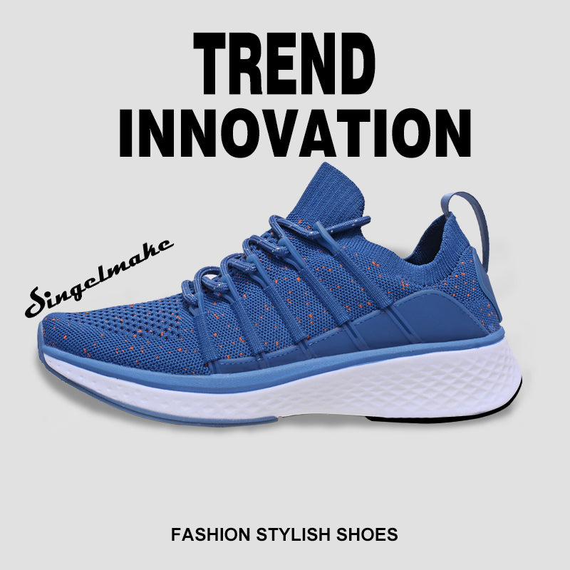 Herren Mesh-Sportschuhe Atmungsaktiv Verschleißfest Stoßdämpfend Lauf- und Freizeit-Sneaker | M2