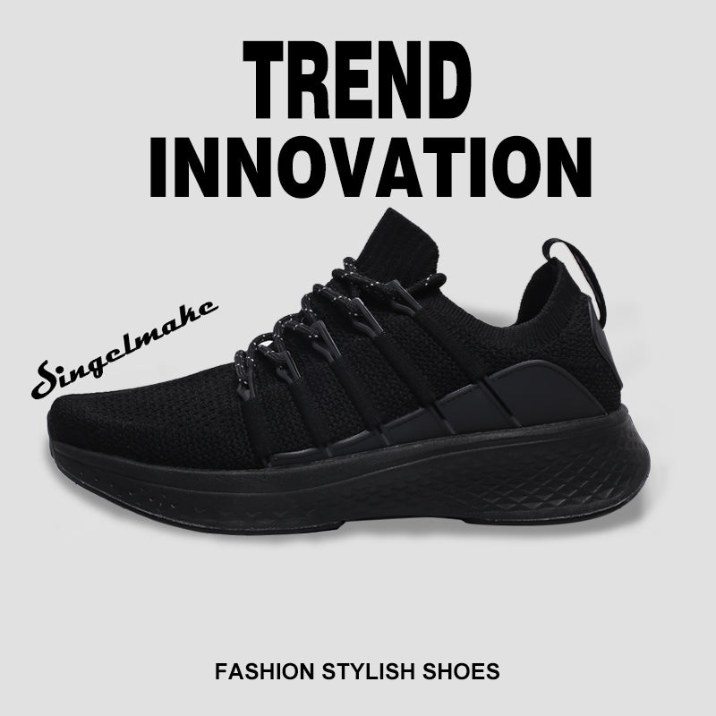 Herren Mesh-Sportschuhe Atmungsaktiv Verschleißfest Stoßdämpfend Lauf- und Freizeit-Sneaker | M2