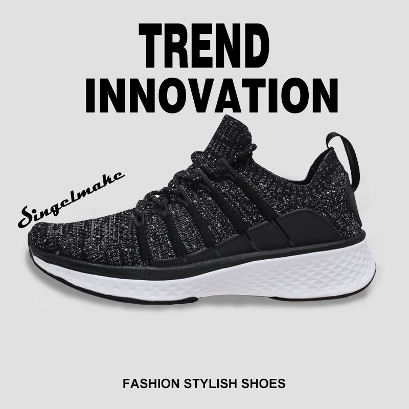 Herren Mesh-Sportschuhe Atmungsaktiv Verschleißfest Stoßdämpfend Lauf- und Freizeit-Sneaker | M2