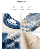 Herren Pullover Winter Schnee Berg Pullover O-Ausschnitt Lockerer Pullover Wolle Langarm Sweatshirt | 231026-7