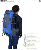 70L Wanderrucksack mit großem Fassungsvermögen – Wasserdichter Trekkingrucksack mit ergonomischem Tragesystem für Damen &amp; Herren | 0621 