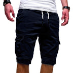 Herren Atmungsaktive Anti-Falten Chino Cargo Schnelltrocknende Shorts Mehrere Taschen Sommer Strandhose | ZK36 