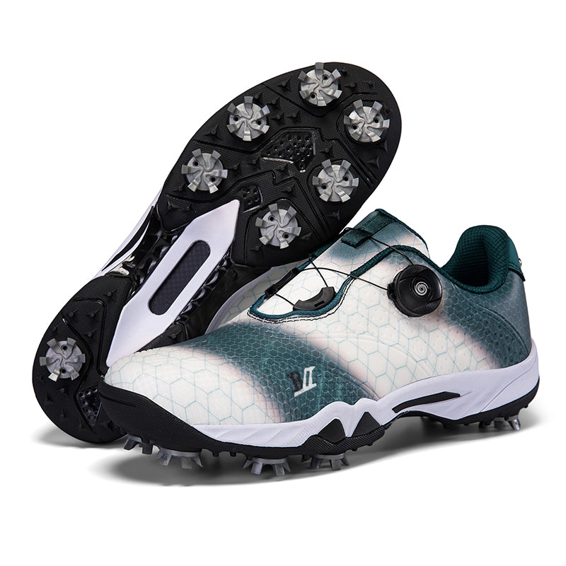 Unisex Professional Golf Shoes Spikeless Rotational Cleat Design Breathable & Stable Golf Sneakers | GX-006