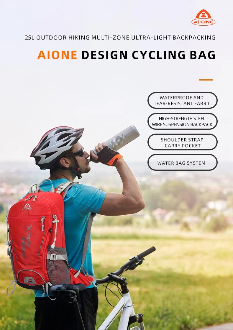 Kleiner, vielseitiger All-in-One-Rucksack für Männer und Frauen zum Wandern, 25 l | KA-2353 