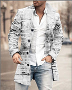 Hochwertiger Herren Wollmantel Winter Schöner neuer Designmantel | K5 