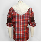Hochwertiger leichter Flanell-Hoodie für Herren – Stilvolle Hemdjacke aus Baumwolle für lässigen Komfort | SY0093 