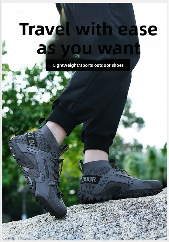 Men's Lightweight Backpack Running Shoes Factory Price Water Shoes for Outdoor Mountaineering Hiking Shoes | DC-W25