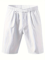 Atmungsaktive Leinenshorts für Herren – Leichte Sommer-, Strand- und Sport-Freizeitkleidung | YFY-WW-2 