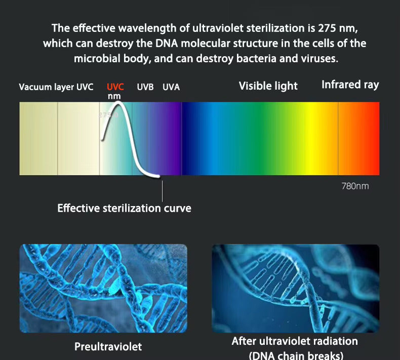 UVC-Zahnbürstensterilisator, wandmontierter Familienhalter mit USB-Ladefunktion und Ventilatortrocknung | SR-M4 