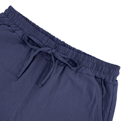 Leichte Strandshorts aus Leinenmischung für Herren – Relaxed Fit 5-Zoll-Freizeitshorts | WW-2 