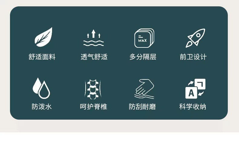 Kinder Schulrucksack Studententasche Canvas Wasserdichte Laptoptasche | 2819 