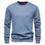 Winterdicker Pullover mit Rundhalsausschnitt, einfarbig, langärmelig, warm, schmaler Pullover | HD156 