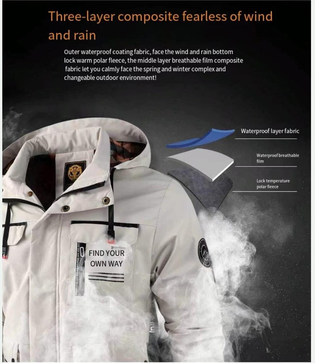 Winterjacke mit Kapuze, lässig, warm, dick, Windjacke mit Kapuze | 8889 