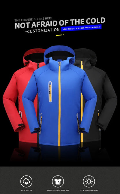 Men Winter Thick Jackets Fleece Inner Plus Size Outdoor Winter Premium Jacket | TS905