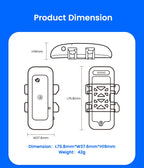 Hochwertiger drahtloser Haustier-Ortungsgerät, Haustierhalsband, GPS, Mini-Haustier-Tracking-Ortungsgerät | S26L 