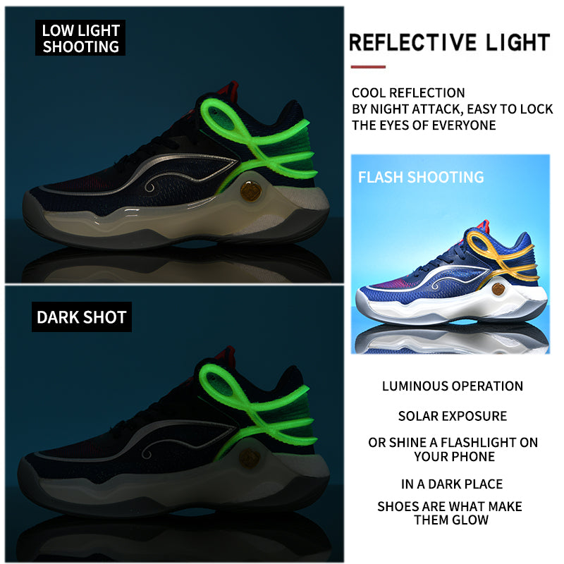 Luminous Men's Shoes AIR-MAX Shock Absorption Trainers & Wear-Resistant Sports Sneakers | 8928