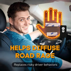 Auto Finger Licht mit Fernbedienung Geste Licht Auto Bernstein Mittelfinger Warnung Bremslicht 