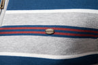 Winter-Rollkragenpullover aus Baumwolle mit Stehkragen, gerippter Business-Streifen für Herren | SW155 