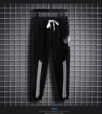 Polo-Langarmshirt mit Hose, Golf-Poloshirt, Pullover-Set, lässiges Waffel-Oberteil mit Rundhalsausschnitt für Herren 